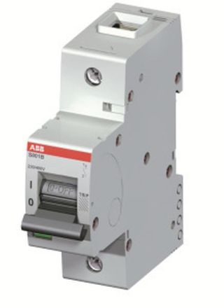 ABB Stotz-Kontakt S801B-D40, high-performance circuit breaker 40A,D,230/400VAC=Icu16kA,1P, 2CCS811001R0401