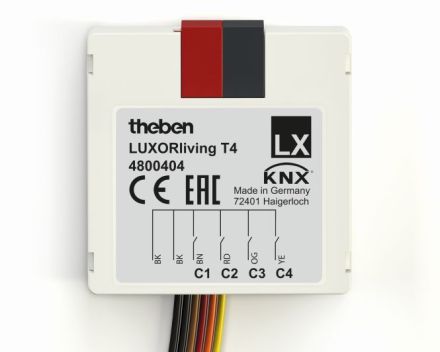 THEBEN LUXORliving T4 button interface | 4-way