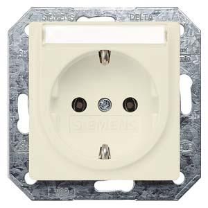 Siemens 5UB1555 SCHUKO socket electric white