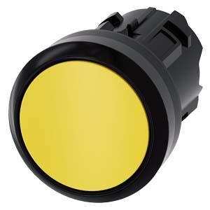 Siemens 3SU1000-0AB30-0AA0 push button 22mm round yellow