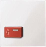 MERTEN 450419 Central plate polar white glossy System M