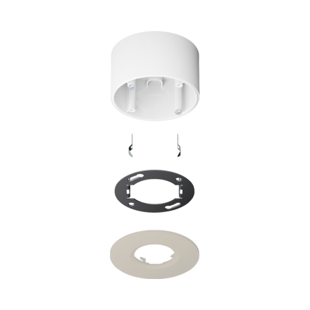 JUNG PMM-AP-SET-EL mounting set KNX presence detector mini | surface-mounted | stainless steel