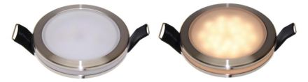DieFra 81-4051 Sandwich round 9W 230V 3000K 100° 770lm LED recessed ceiling spotlight