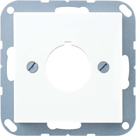 Jung A564WW cover for control devices with 22.5 mm Ø, Duroplast, AS/A series, alpine white