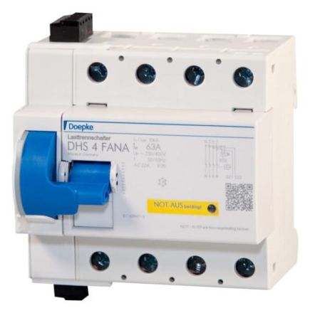 Doepke 09900017 DHS 4-063 FANA24DC 4-pole load disconnector