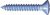 Reisser 007983S021-042038S-1 DIN 7983 self-tapping screws, Liseko, form C, PZ drive, 4.2 x 38, steel, galvanized, blue pass., pack of 100