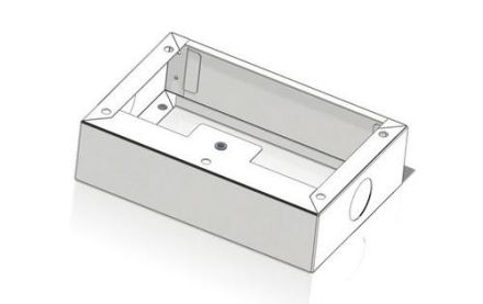 ABN 80mm high 300mm wide substructure base (U108)