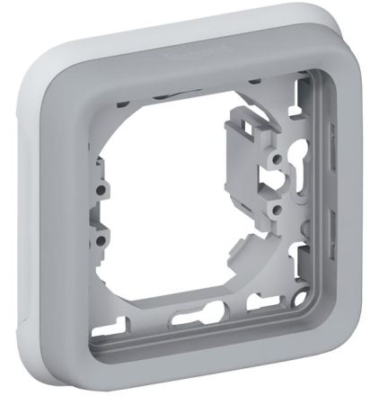 Legrand 069681 FR cover frame 1-way moisture-proof Plexo IP55, (grey)