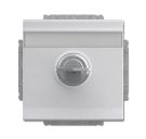 Busch-Jaeger 20 EUKNBSL-83-101 SCHUKO® socket insert, with hinged lid and lock aluminum silver