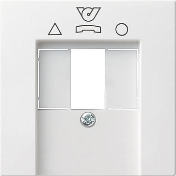 Gira 026027 cover for TDO System 55 pure white matt