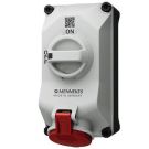 MENNEKES 5701506H DUO R 16A5P6h 400V IP44 wall socket
