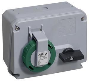 ABB Stotz-Kontakt 416MHS2W , Switchable wall socket, 16 A 2h, IP67, 3P+N+E , 2CMA167815R1000
