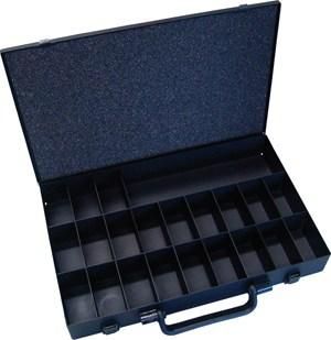 Intercable 181407 MP3L empty 22 compartments 50x370x235mm with handle metal case