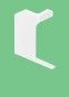 EFAPEL JOINT FOR 32X12,5 TRUNKING HALOGEN FREE WHITE