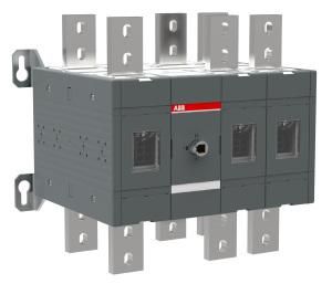 ABB Stotz-Kontakt OT1600E12C, load changeover switch 3-pole 1600A without handle and shaft I-0-II, 1SCA103292R1001