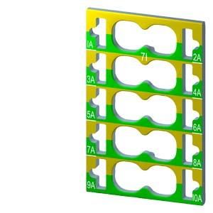 Siemens 6ES7193-6CP71-2AA0 color coding label 10xgreen-yellow