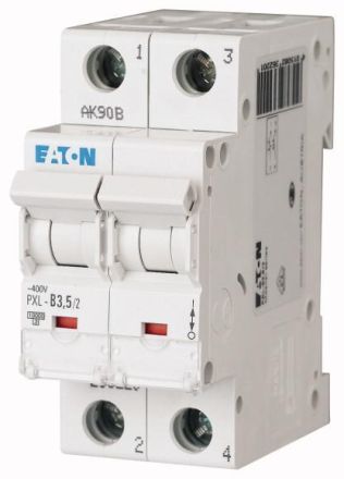 Eaton PXL-C3,5/2 circuit breaker, 3.5A, 2p, C-Char , 236264