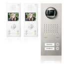 Ritto RGE1819625 Acero pur video set hands-free unit 2 WE, stainless steel/white