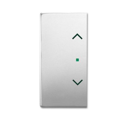 Busch-Jaeger 6232-20-866 Rocker switch, 2-way left/right, with symbol 'blind' stainless steel