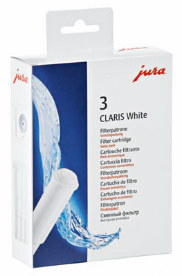 Jura 68739 Claris white filter cartridge set of 3