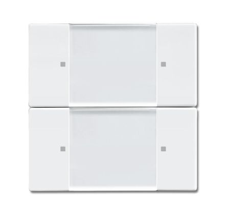 Busch-Jaeger 6736/01-84 Wall transmitter ZigBee Light Link, 2 channels studio white