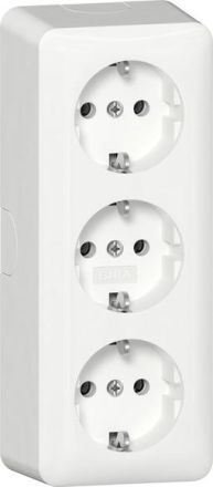 Gira 478913 3f AP RW socket SCHUKO