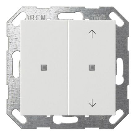 GIRA 517503 KNX push button sensor System 55 | 2-way, arrows | pure white glossy