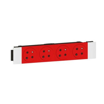 Legrand 077124L Mosaic 4-fF/B Snap-On EBS rt socket