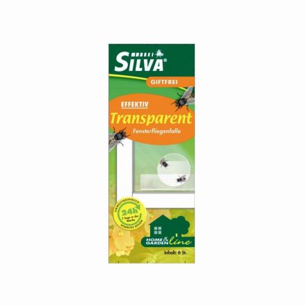 SILVA 52513152 window fly trap trans 6 pcs