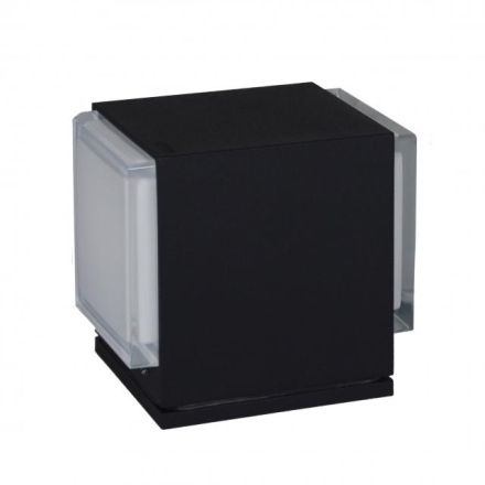 Bega 33505K3 wall light for indoor and outdoor use graphite 3000 K ( replacement glass: 1100296211 )