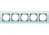 Gira 021518 5-way cover frame Gira Esprit Glass Mint