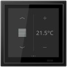JUNG LSZ459BFD1SSWM KNX room controller LS TOUCH | LS ZERO | matt graphite black