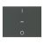 BERKER 80962275 Cover for push button sensor K.1/K.5 | 1-way, IO | matt anthracite