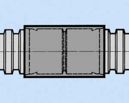 Hegler 7710009 DN90 for HEKAPLAST with locking connection sleeve