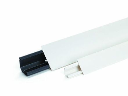 OBO Bettermann 6131153 ECK 3535 cws cream white cable routing duct