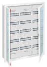 ABB Striebel & John U63TR5 small distribution board, flush-mounted 5-row, with cover frame and door, 2CPX071731R9999