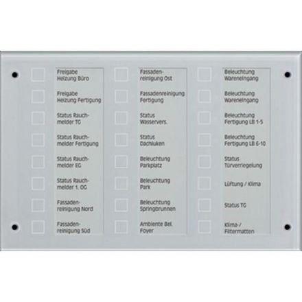 Jung MBT2424GL replacement front glass, glass green