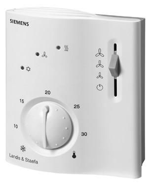 Siemens BPZ:RCC30 for 4-pipe fan room thermostat