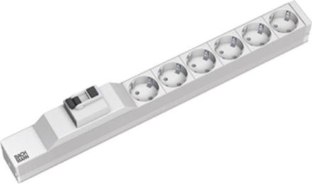 Bachmann 333.408 '19 1HE 8-way IEC+10A F SCHUKO-S 438.5mm'
