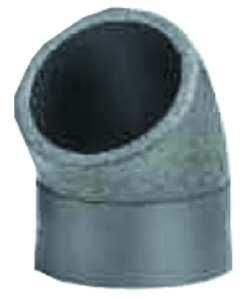 Helios 9399 IsoPipe bend IP-B 125/45 45 degrees