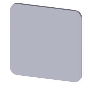 Siemens 3SU1900-0AF81-0AA0 label plate 22x22 silver