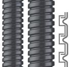 Flexa 12213702022 SPR-PU-F AD27 22x27mm black metal protection hose