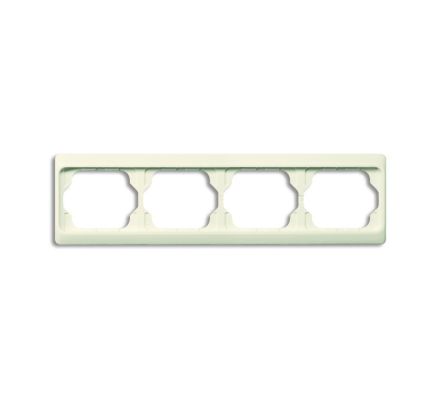 Busch-Jaeger 1724 KA-22G cover frame, 4-way frame ivory/white