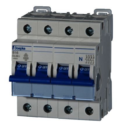 Doepke 09916142 DLS6I B13A 3-pole+N 10KA circuit breaker