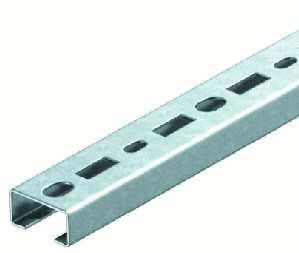 OBO Bettermann CMS3518P0400FS 400x35x18 perforated profile rail, 1104391