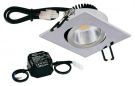 EVN PC24N91102 P Q. black chr 3000K 8.4W 1010lm NG LED recessed ceiling spotlight
