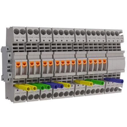 ABN ABNPE204X14 transformer test terminal SW Munich 20-pin yellow