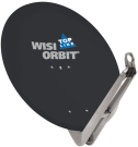 WISI OA85H-graphite 85cm, aluminum mirror, aluminum feed