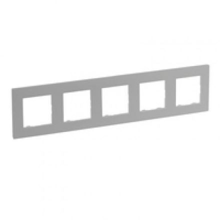 Legrand 864375 frame Niloe Step 5-way aluminum, (aluminum)