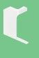 EFAPEL JOINT FOR 32X16 TRUNKING HALOGEN FREE WHITE
